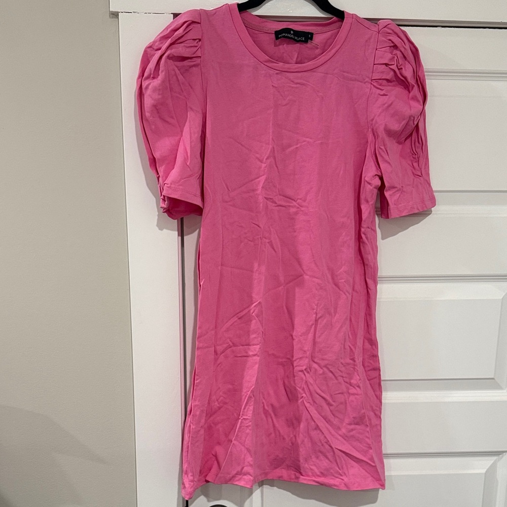 Excuse the wrinkles! Pink Pomander Place
